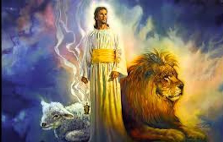 Jesus, lamb & lion